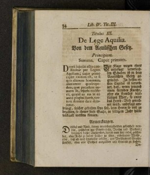 Titulus III. De lege Aquilia.