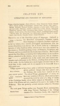 Chapter XXV. Literature and progress of education