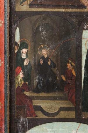 Marientriptychon — Die sieben Schmerzen Mariens — Der zwölfjährige Christus im Tempel