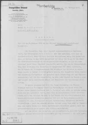Langenbrand mit Kapfenhardt und Salmbach: Inspektionsbericht 1956