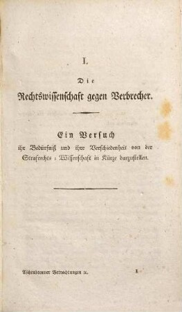 Betrachtungen über vorzügliche Gegenstände im Staatsleben