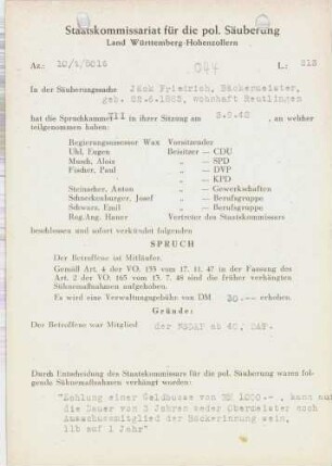 Jäck, Friedrich