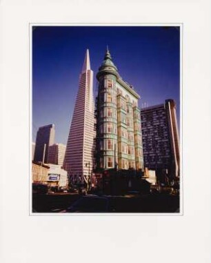 San Francisco. Transamerica Pyramid Building und Columbus Tower