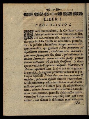 Liber I. Poropositio Parisiensis I.
