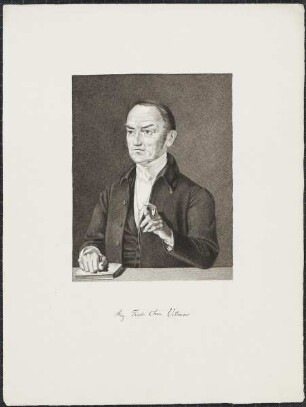 Icones Professorum Marpurgensium — Bildnis des August Friedrich Vilmar (1800-1868)