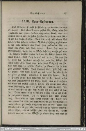 XXIII. Vom Gefrornen