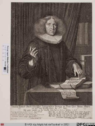 Bildnis Johann Conrad Sondershausen