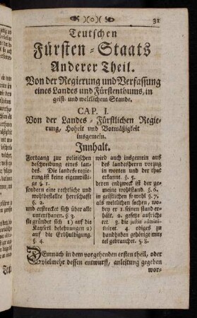 31-356, Teutschen-Fürsten-Staats Anderer Theil
