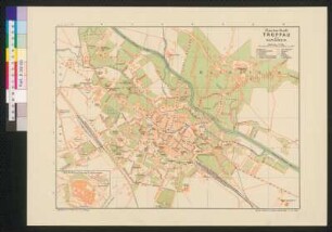 Plan der Stadt Troppau mit Katharein