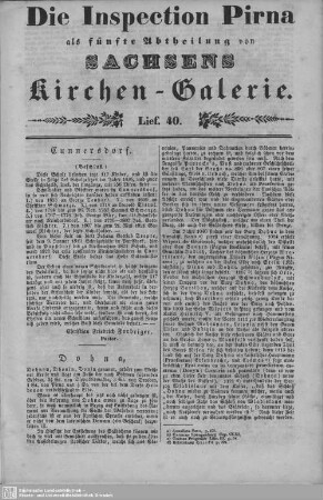Cunnersdorf, Dohna : 40. Lieferung