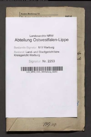 Erblasser: Müller, Catharina, geb. Berendes: