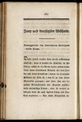 Zwey und dreyßigster Abschnitt.