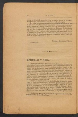 Castillo y Rada
