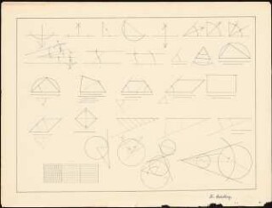 Geometrische Grundkonstruktion: Geometrische Grundkonstruktionen