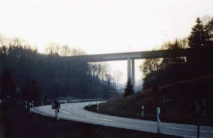 Taubentalviadukt in km 809,613 Ansicht