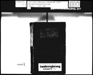 Kopial Leipziger Kreis / Alte Aufschrift: "Leipzigisch Copial"