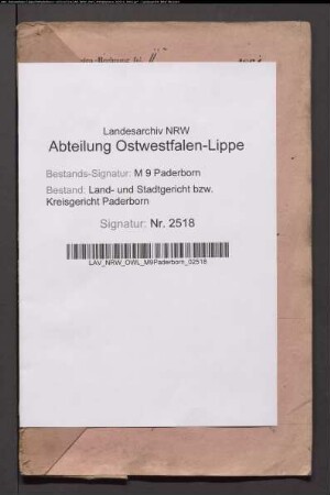 Erblasser: Kluthe, Anna Maria, geb. Vahle: