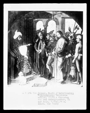 Passionszyklus — Christus vor dem Hohepriester