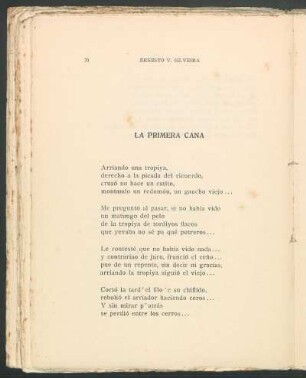 La primera cana