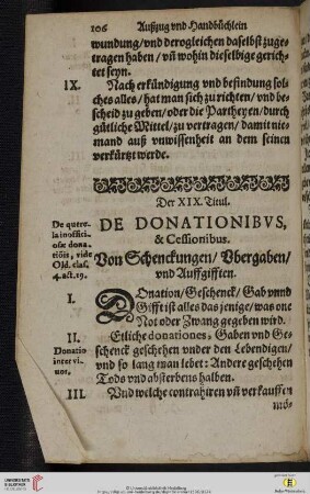 Der XIX. Titul