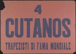 Circo Medrano, Savona, 1954