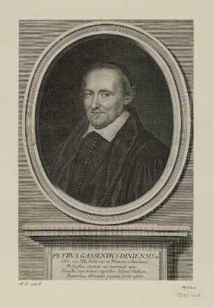 Bildnis Pierre Gassendi, Probst der Kirche von Digne