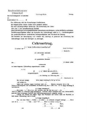Lehrvertrag