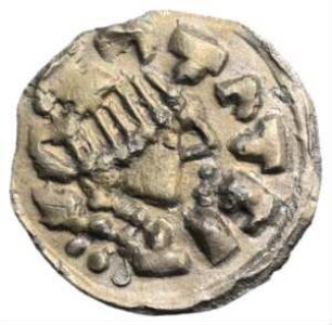 Fundmünze, Tremissis, 670 - 675