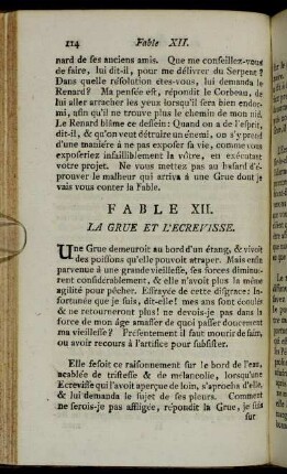 Fable XII. - Fable XXVI.