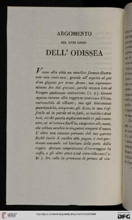 Argomento del XVIII libro dell'Odissea