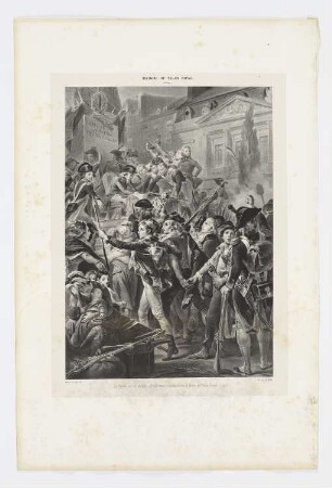 ...La Patrie est en danger... Enrôlement volontaire sur la Place du Palais Royal