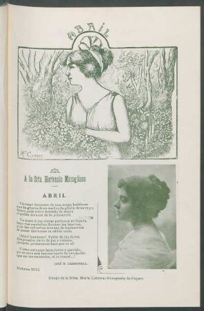 Srta. Hortensia Maragliano. [Retrato]