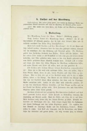 5. Luther auf der Wartburg
