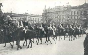Historischer Festzug zur Universitäts-Jubelfeier: am 30. Juli 1909