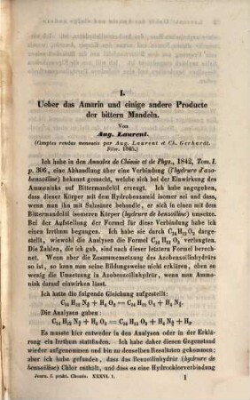 Journal für praktische Chemie : practical applications and applied chemistry ; covering all aspects of applied chemistry, 36. 1845