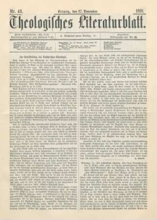 457-458 Zur Beurtheilung der Ritschl'schen Theologie