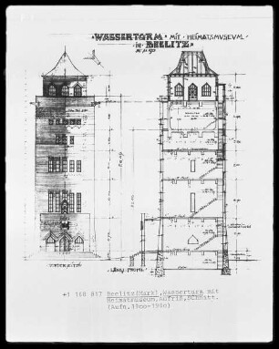 Wasserturm mit Heimatmuseum in Beelitz