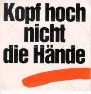 Aufkleber der PDS zur Bundestagswahl 1994