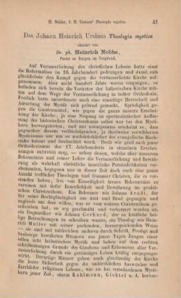 41-67 Des Johann Heinrich Ursinus Thologia mystica