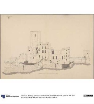 Koblenz. Ruine Stolzenfels. Ansicht