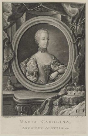Bildnis der Maria Carolina, Erzherzogin von Österreich