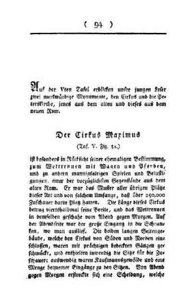 ¬Der¬ Circus Maximus : (Taf. V, Fig. 32)