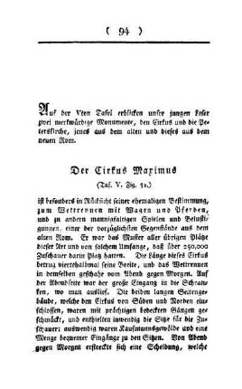 ¬Der¬ Circus Maximus : (Taf. V, Fig. 32)
