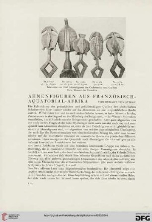 22: Ahnenfiguren aus Französisch-Äquatorial-Afrika