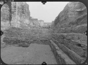 Dresden-Altstadt, Taschenberg 3. Ruine des Taschenbergpalais. Ausgrabungen