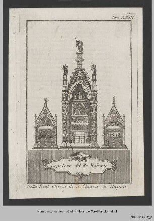 Grabmal des Robert von Anjou von Giovanni und Pacio Bertini in Santa Chiara in Neapel