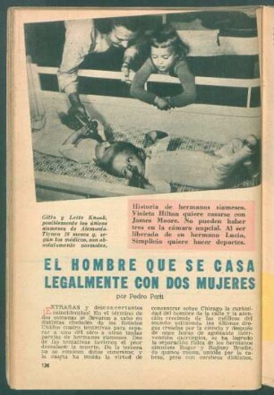 El hombre que se casa legalmente con dos mujeres