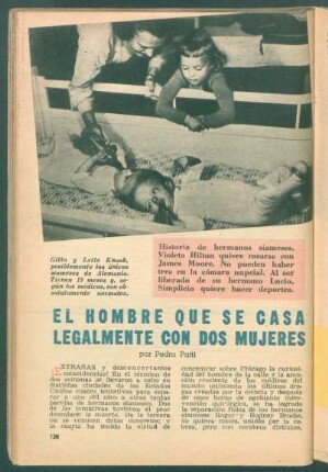 El hombre que se casa legalmente con dos mujeres