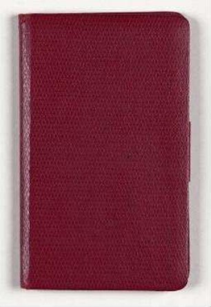 Notizbuch. Adressen (deutsch) und Tagebuchaufzeichnungen (russisch)