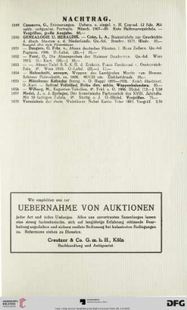 Nachtrag (Nr. 1849-1870)